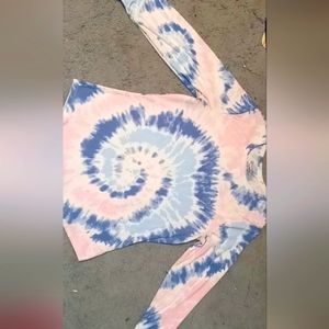Tie-dye long sleeved shirt